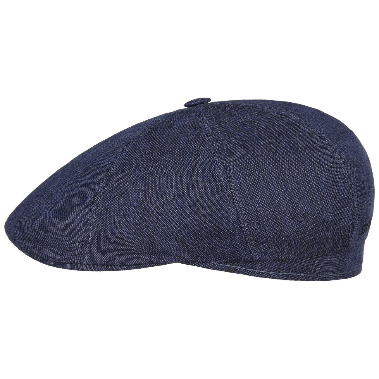 Bricksford 8 Panel Linen Flat Cap - JJ Hat Center ®