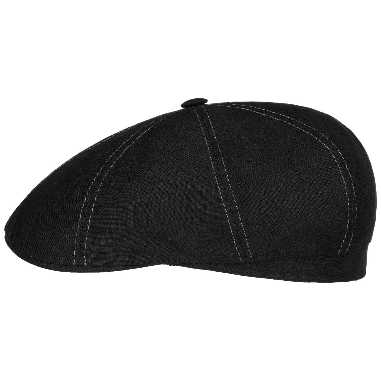 Bricksford 8 Panel Linen Flat Cap - JJ Hat Center ®