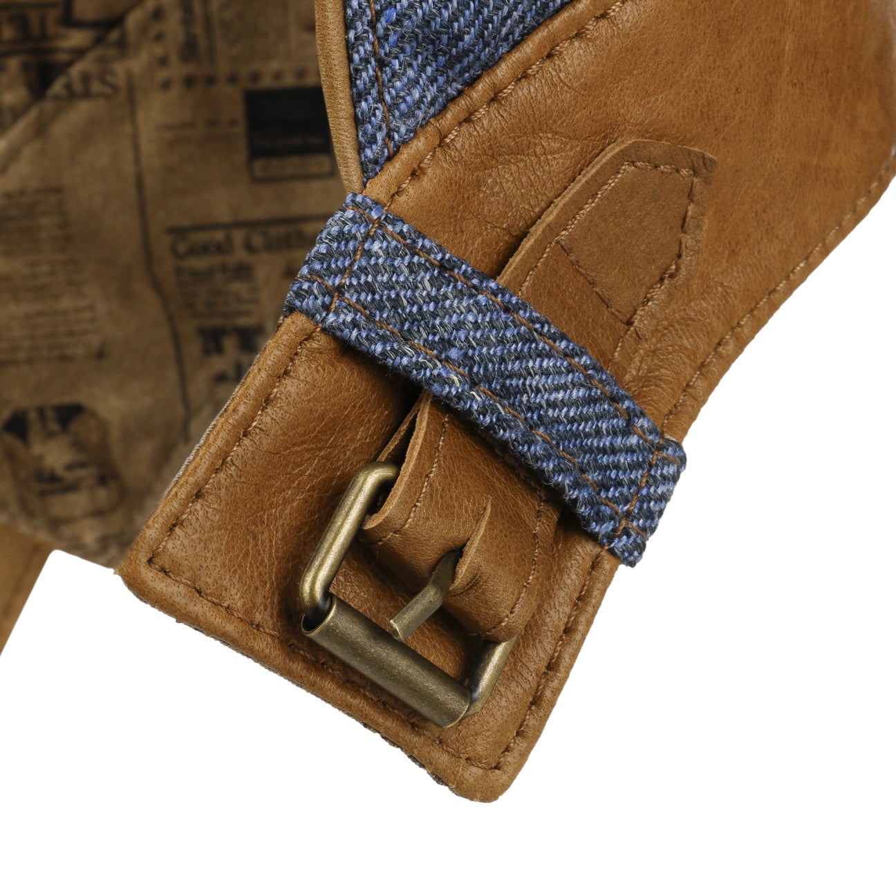 Linen Aviator Helmet with Leather - JJ Hat Center ®