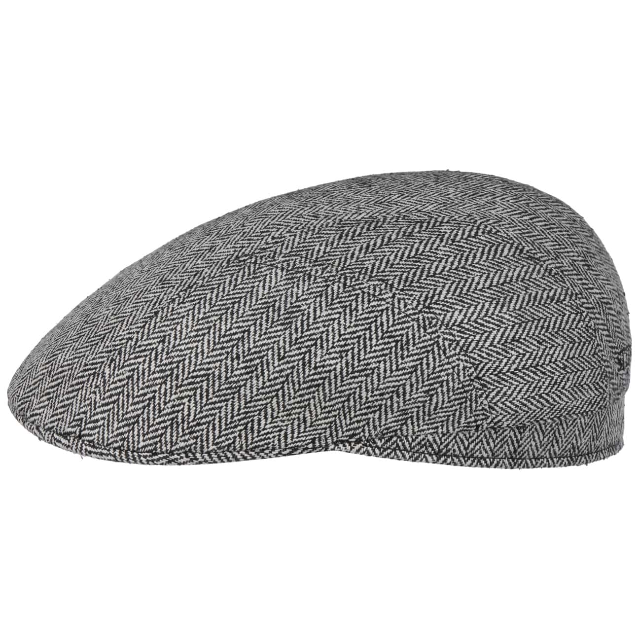 Herringbone UV Silk Driver Flat Cap - JJ Hat Center ®