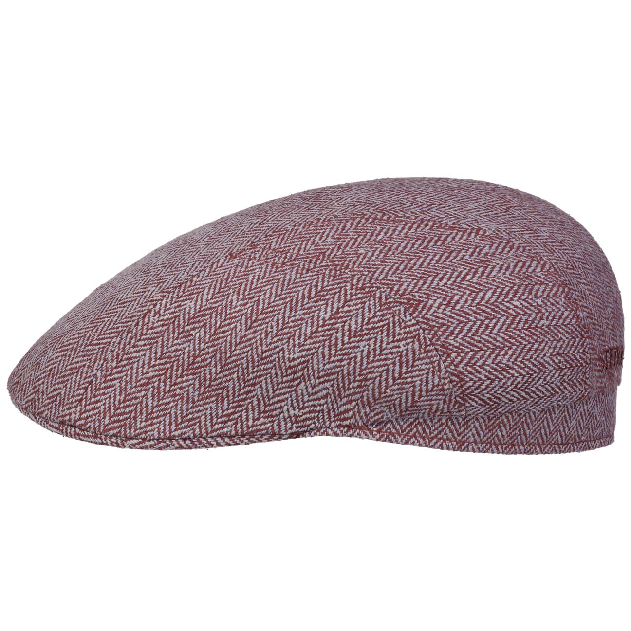 Herringbone UV Silk Driver Flat Cap - JJ Hat Center ®