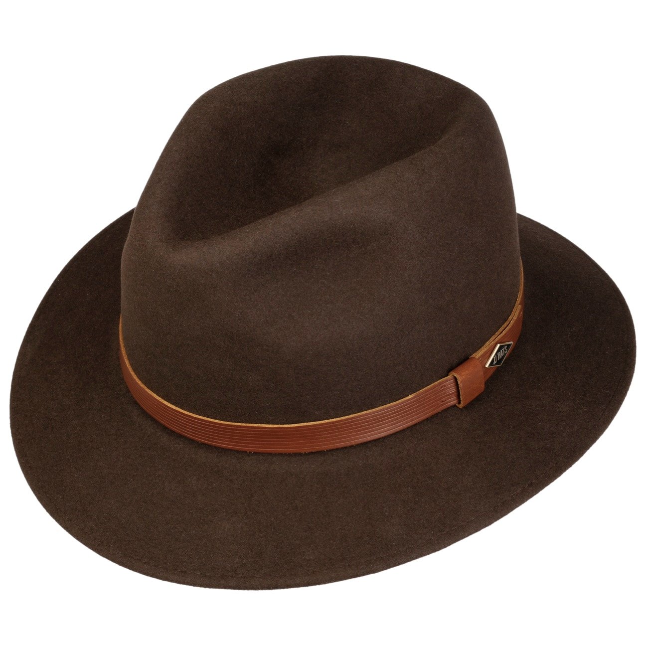 Leather band Traveller Furfelt - JJ Hat Center ®