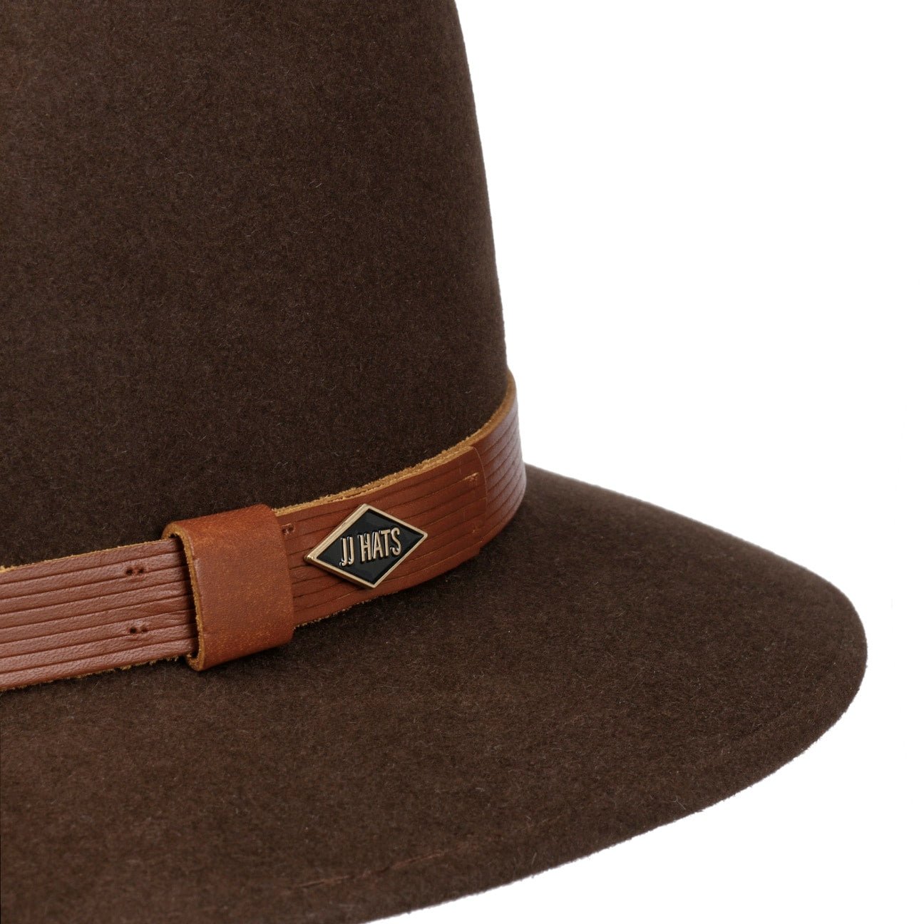 Leather band Traveller Furfelt - JJ Hat Center ®