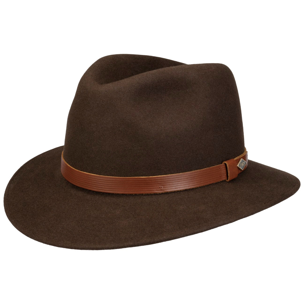 Leather band Traveller Furfelt - JJ Hat Center ®