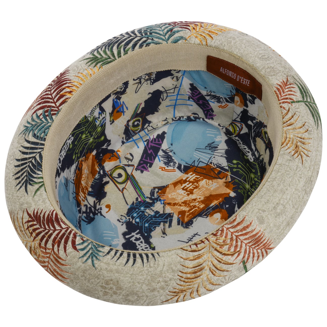 Denvio Pork Pie Linen Hat by Alfonso D'Este - JJ Hat Center ®