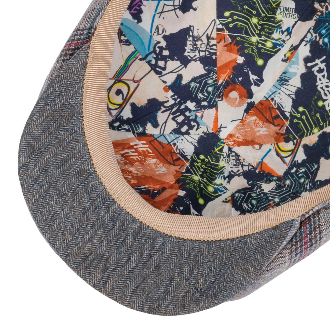 Lorente Check Flat Cap - JJ Hat Center ®