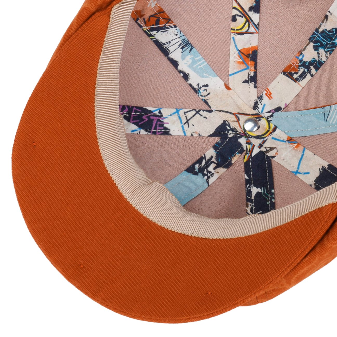 Shelby Orange Flat Cap - JJ Hat Center ®