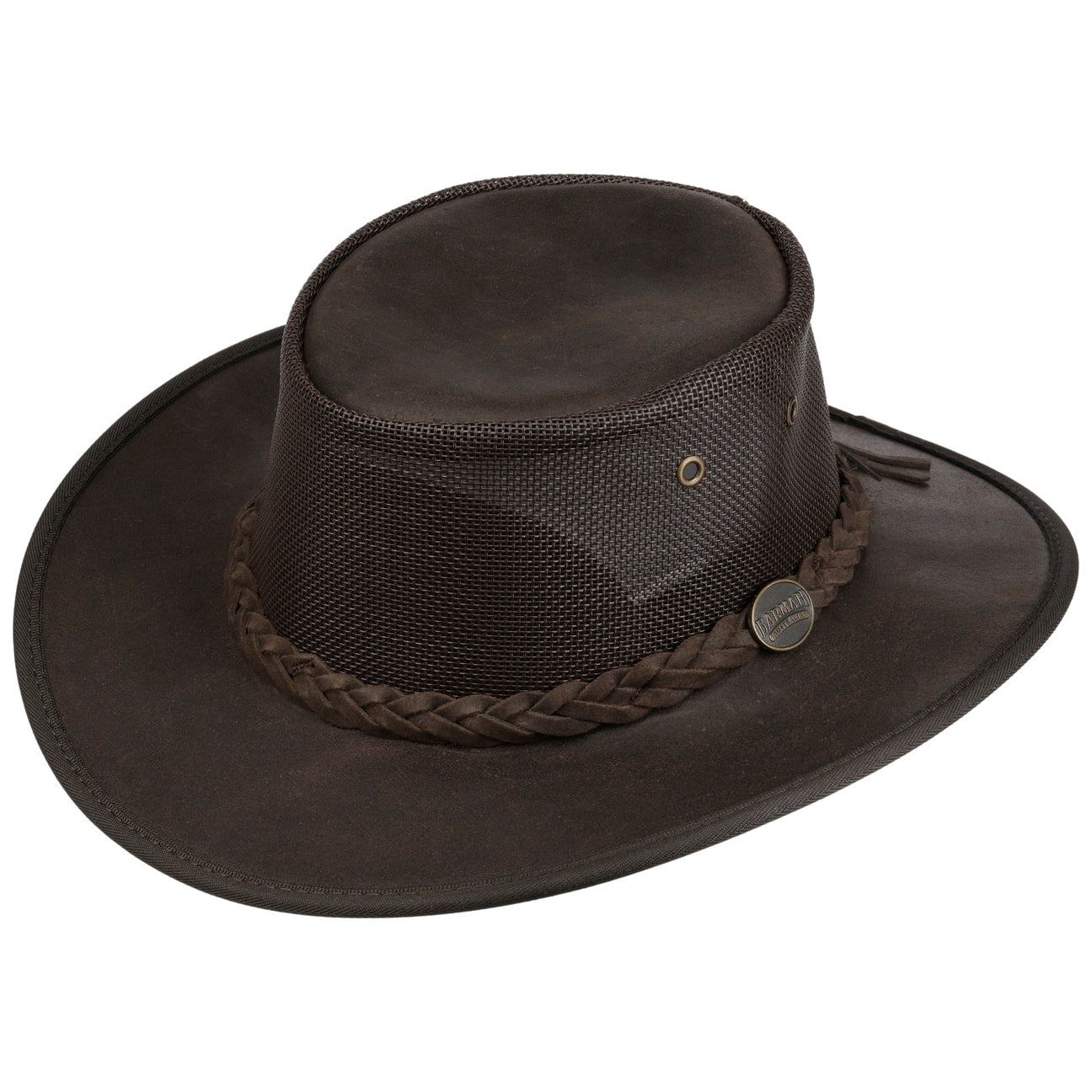 Foldaway Cooler Leather Hat - JJ Hat Center ®