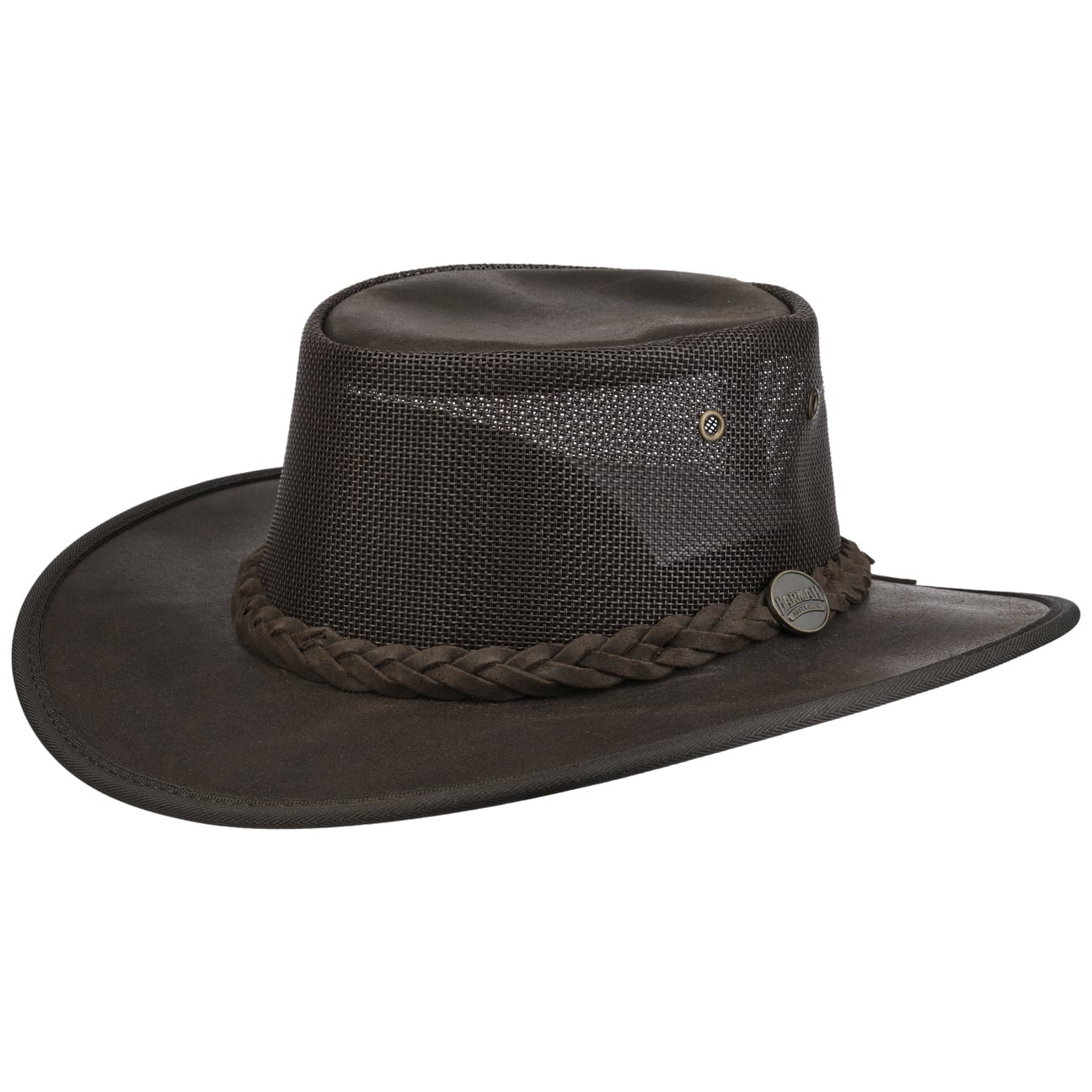 Foldaway Cooler Leather Hat - JJ Hat Center ®