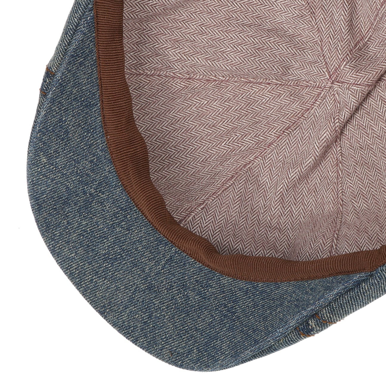 Washed Denim Flat Cap - JJ Hat Center ®