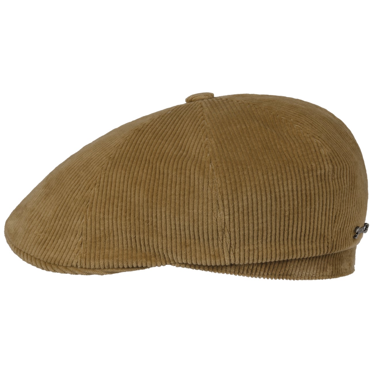 8 Panel Carson Cord Flat Cap - JJ Hat Center ®