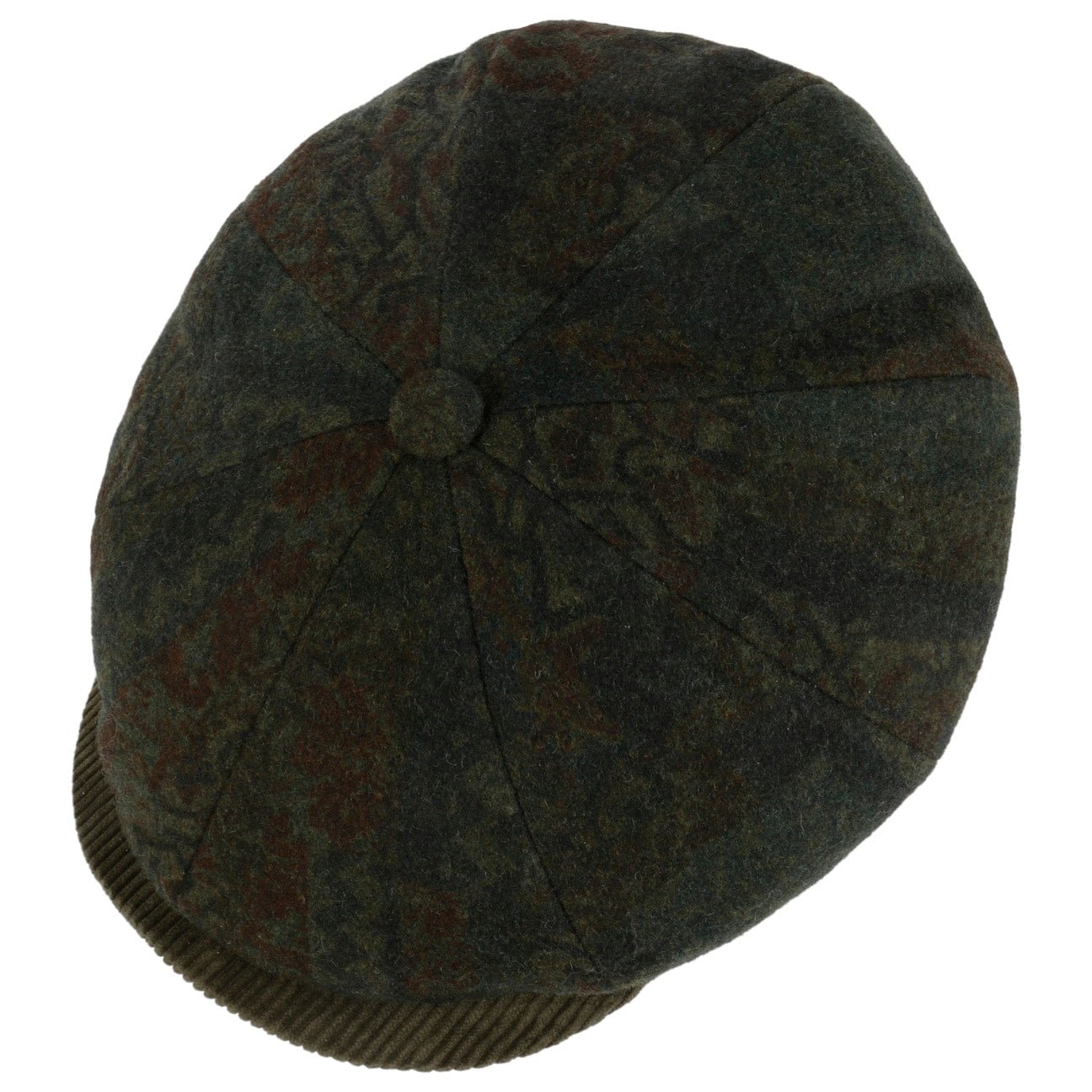Hatteras Dark Paisley Flat Cap - JJ Hat Center ®