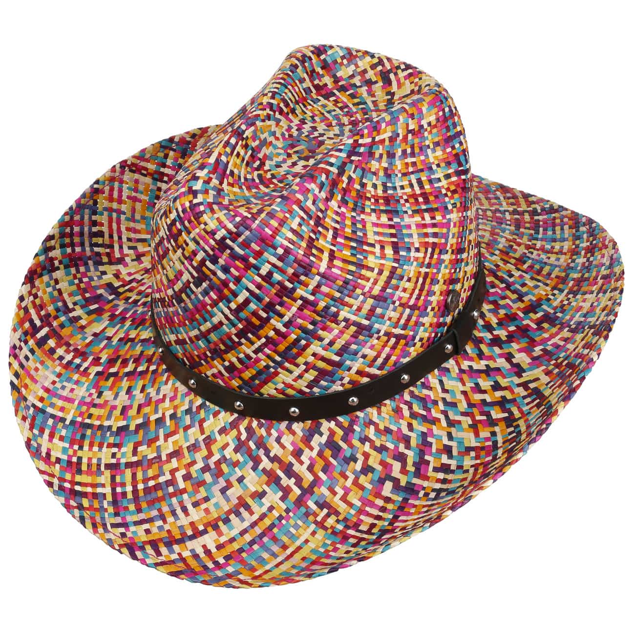 Multicolour Cattleman Panama Hat - JJ Hat Center ®