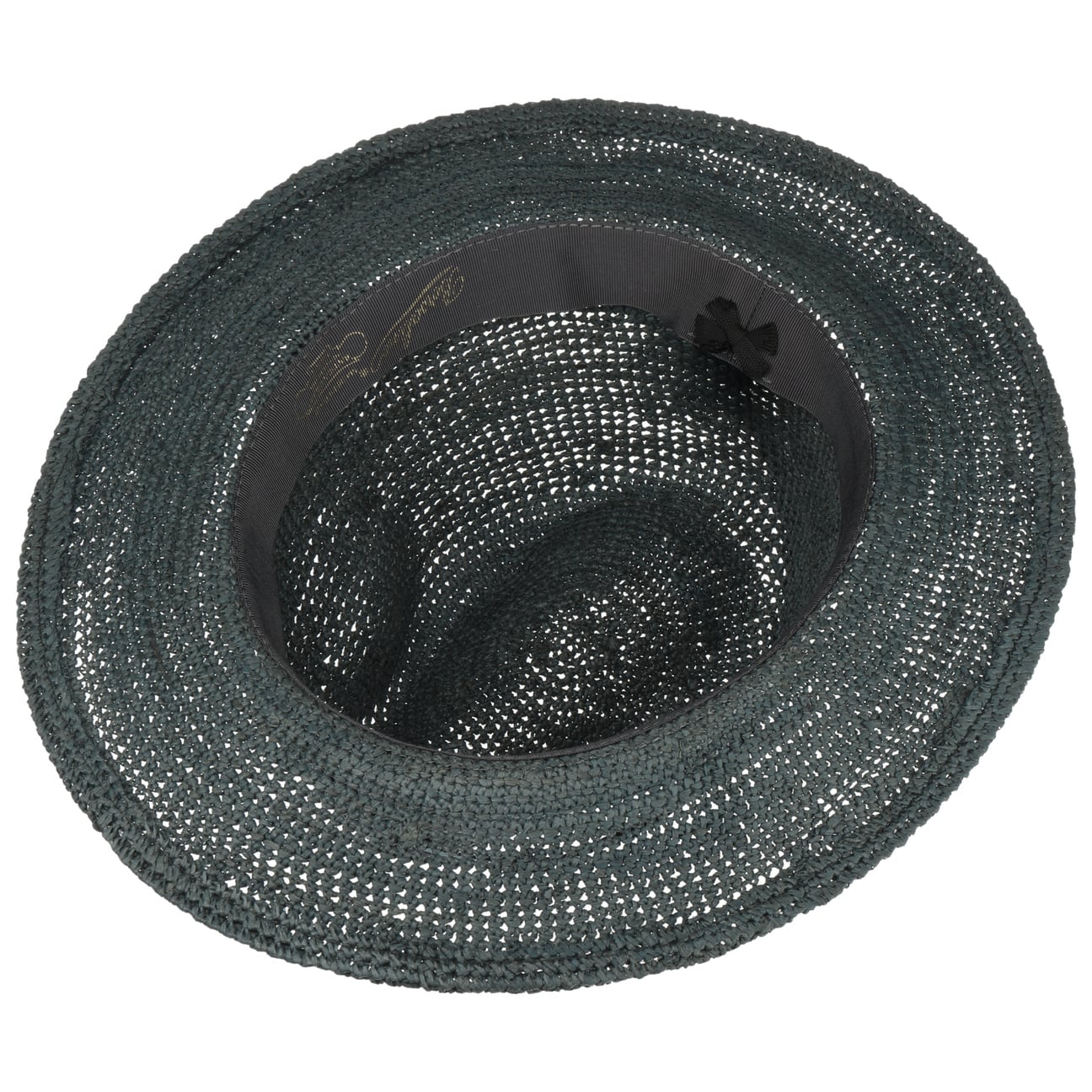 Packable Crochet Raffia Traveller Hat by Borsalino - JJ Hat Center ®