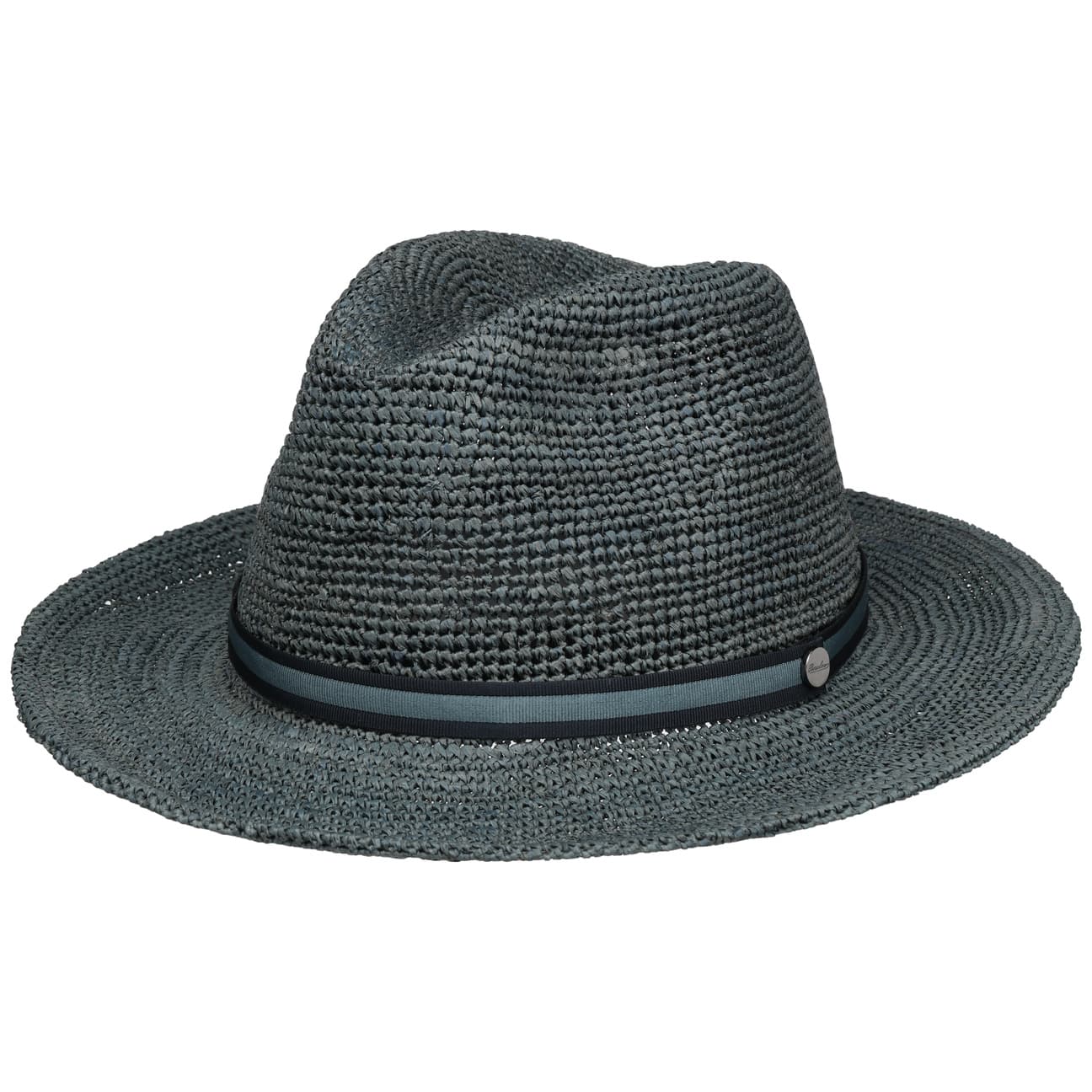 Packable Crochet Raffia Traveller Hat by Borsalino - JJ Hat Center ®