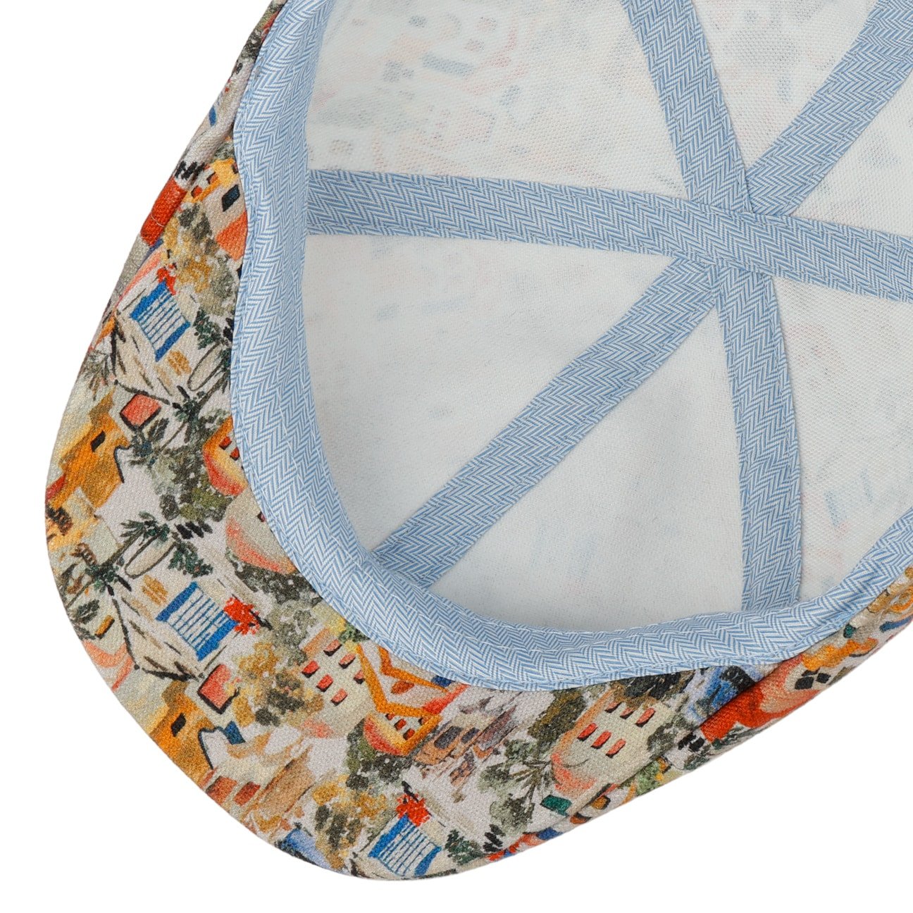 Texas Village Print Flat Cap - JJ Hat Center ®