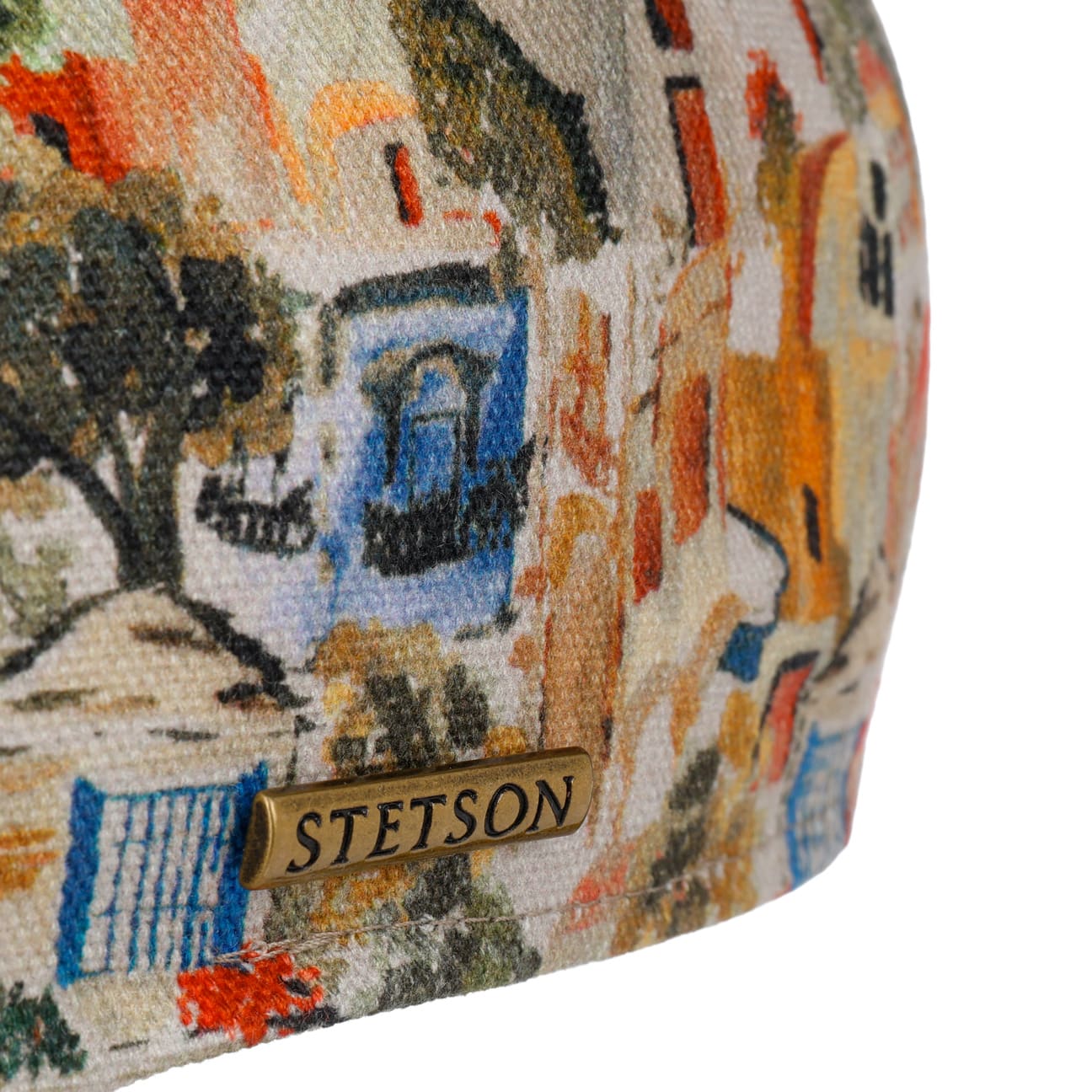 Texas Village Print Flat Cap - JJ Hat Center ®