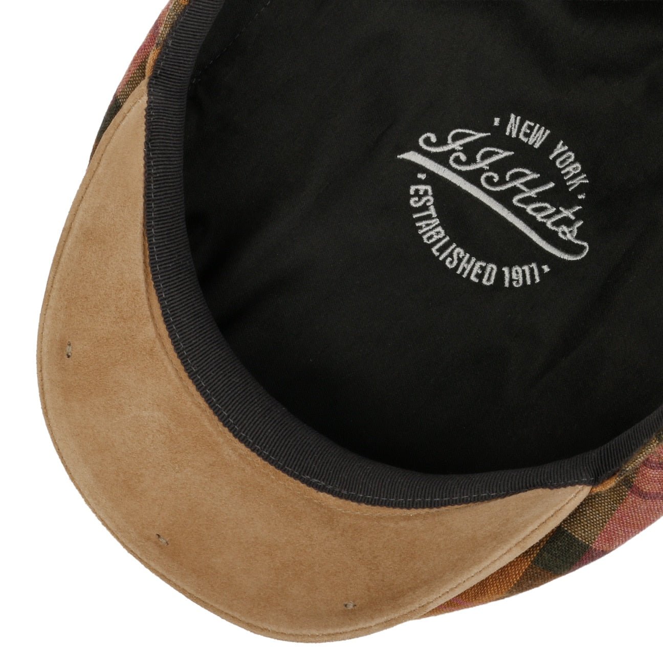 Denriva Check Driver Flat Cap - JJ Hat Center ®