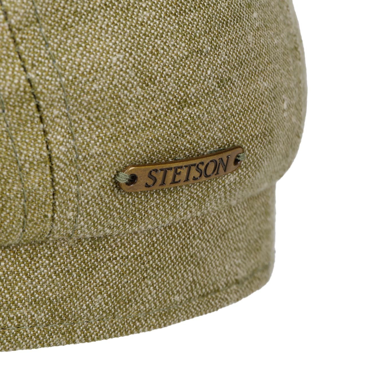 Hatteras 8 Panel Linen Flat Cap - JJ Hat Center ®