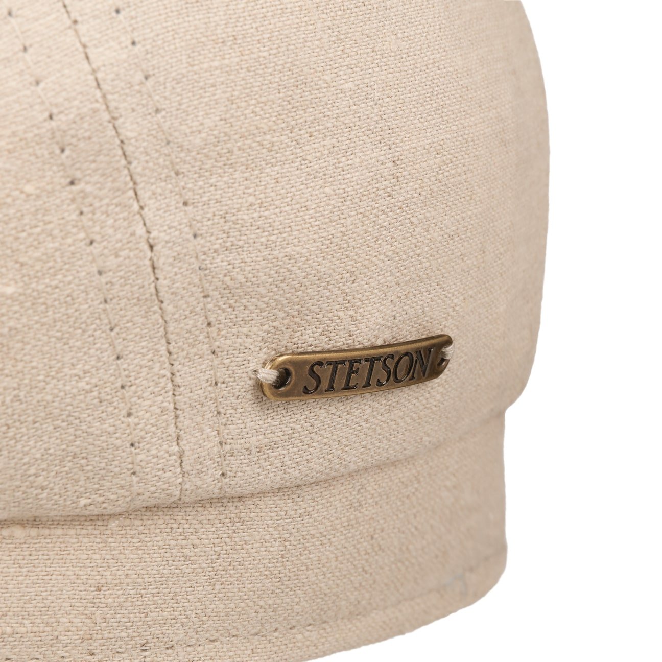 Hatteras 8 Panel Linen Flat Cap - JJ Hat Center ®