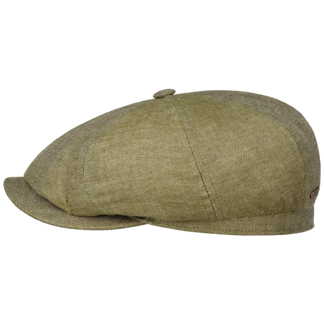 Hatteras 8 Panel Linen Flat Cap - JJ Hat Center ®