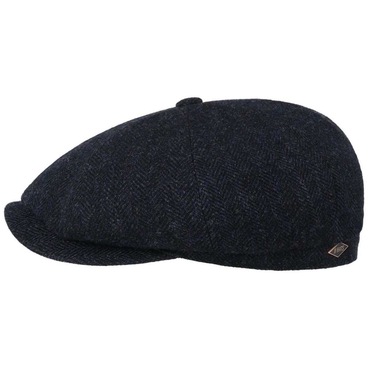 Eight Panel Hatteras Heringbone Wool - JJ Hat Center ®