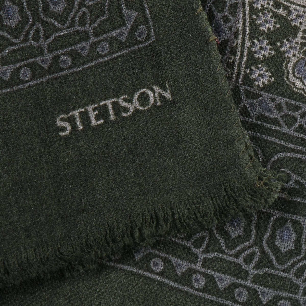 Paisley Print Wool Scarf - JJ Hat Center ®