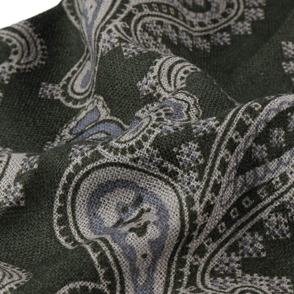Paisley Print Wool Scarf - JJ Hat Center ®