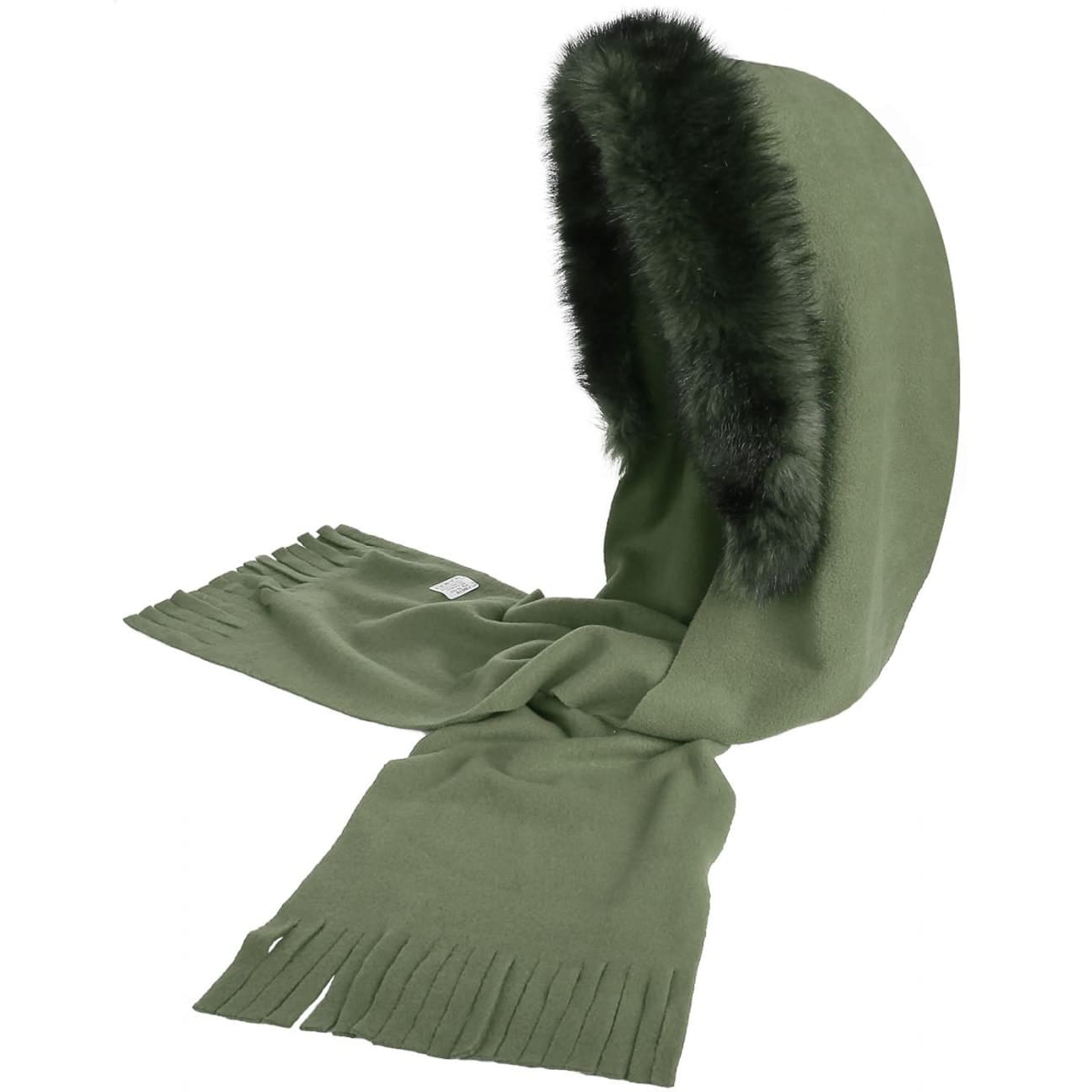 Fleece Hat - Scarf with Faux Fur - JJ Hat Center ®