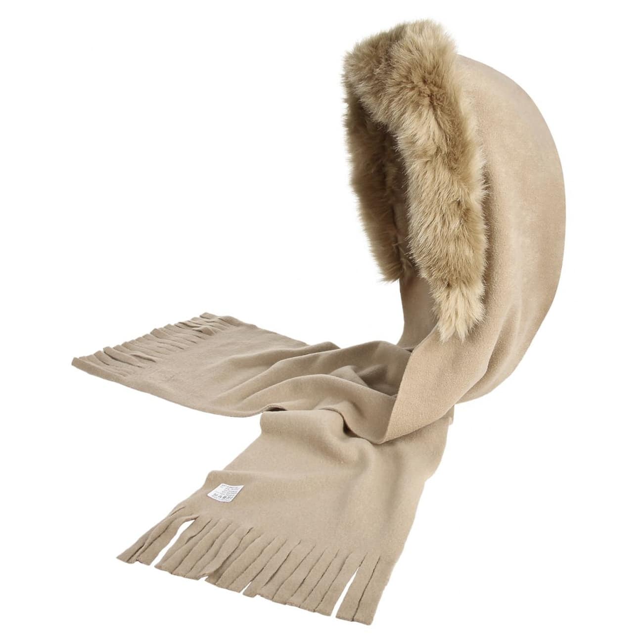 Fleece Hat - Scarf with Faux Fur - JJ Hat Center ®