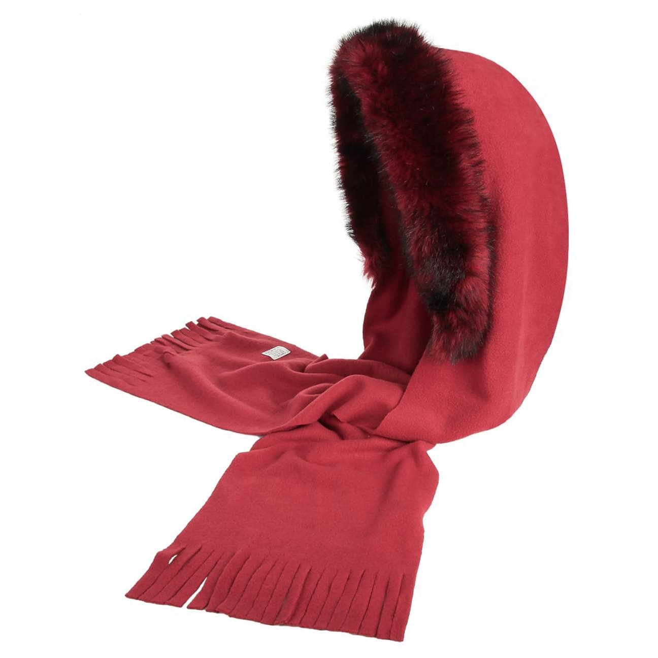 Fleece Hat - Scarf with Faux Fur - JJ Hat Center ®