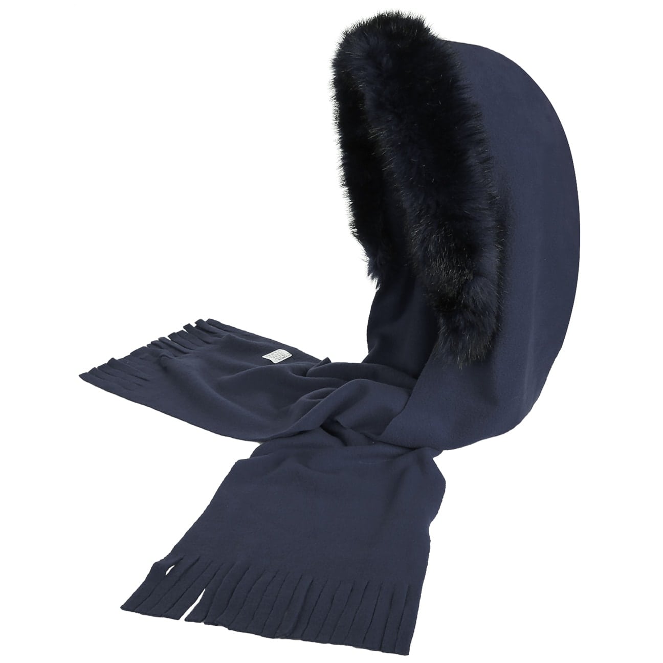 Fleece Hat - Scarf with Faux Fur - JJ Hat Center ®