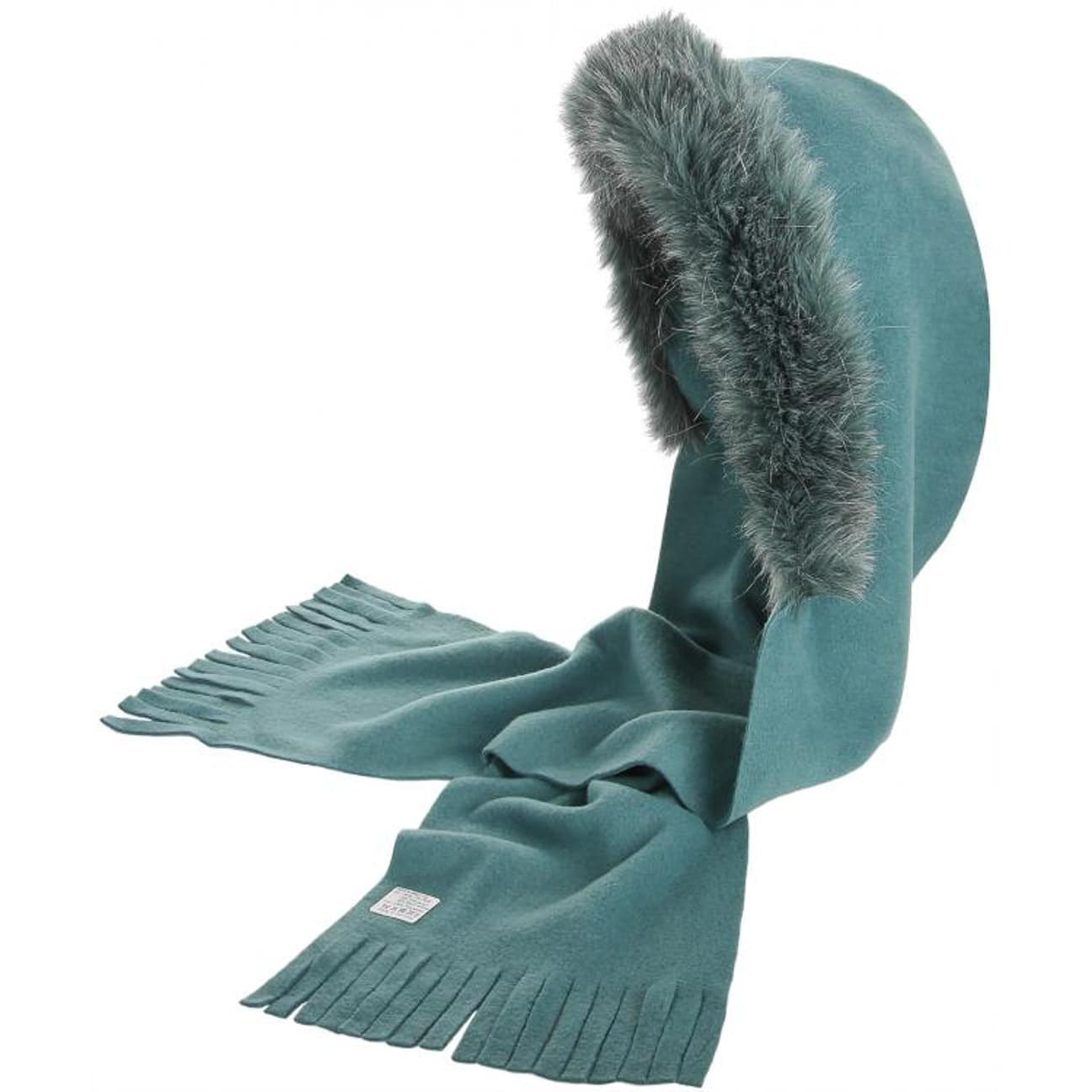 Fleece Hat - Scarf with Faux Fur - JJ Hat Center ®