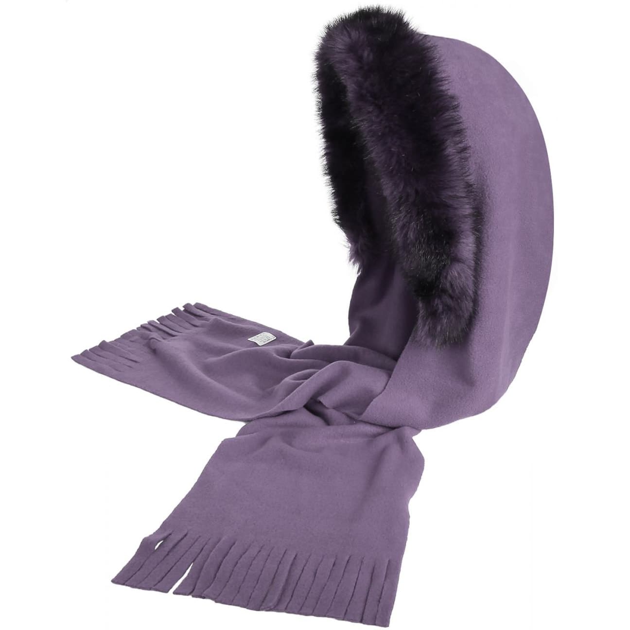 Fleece Hat - Scarf with Faux Fur - JJ Hat Center ®