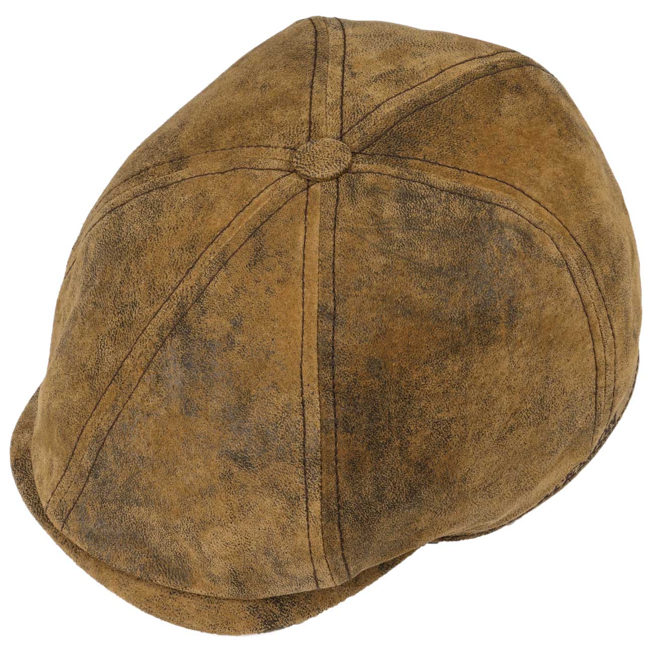 Lanesboro Leather Newsboy Cap by Stetson - JJ Hat Center ®