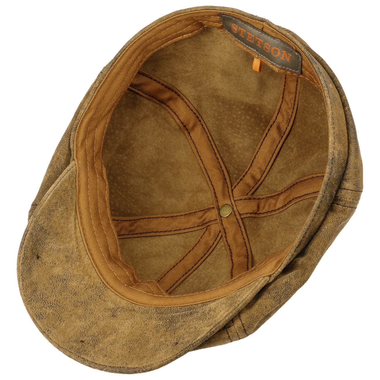 Lanesboro Leather Newsboy Cap by Stetson - JJ Hat Center ®