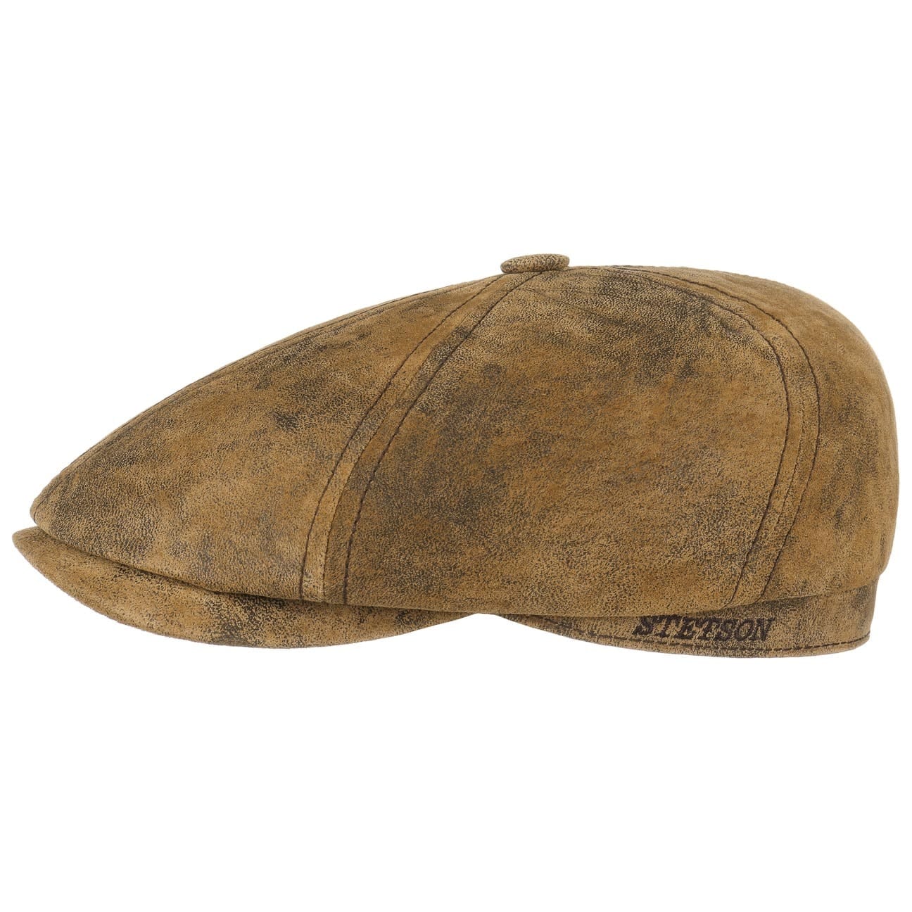 Lanesboro Leather Newsboy Cap by Stetson - JJ Hat Center ®