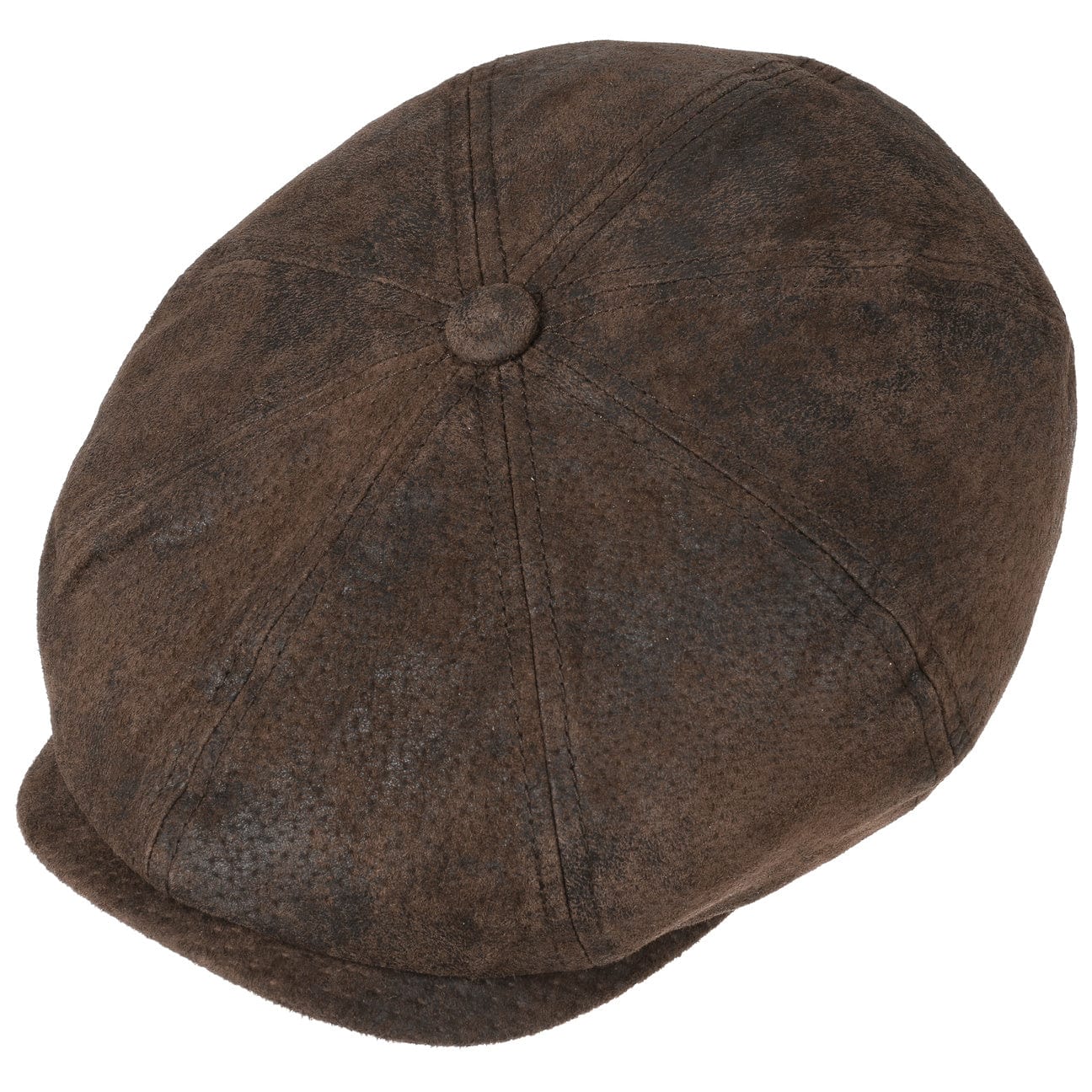 Hatteras Pigskin Leather Newsboy Cap by Stetson - JJ Hat Center ®