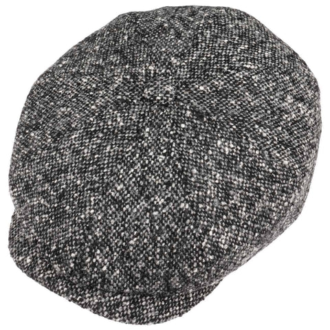 black-grey tweed