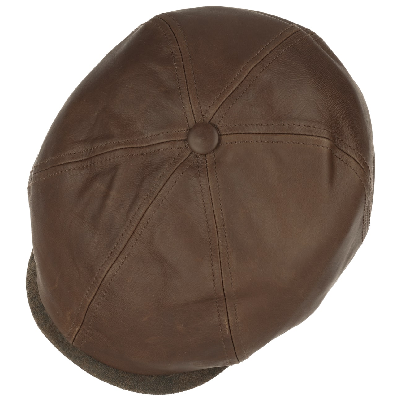 Brooklin Leather Newsboy Cap by Stetson - JJ Hat Center ®