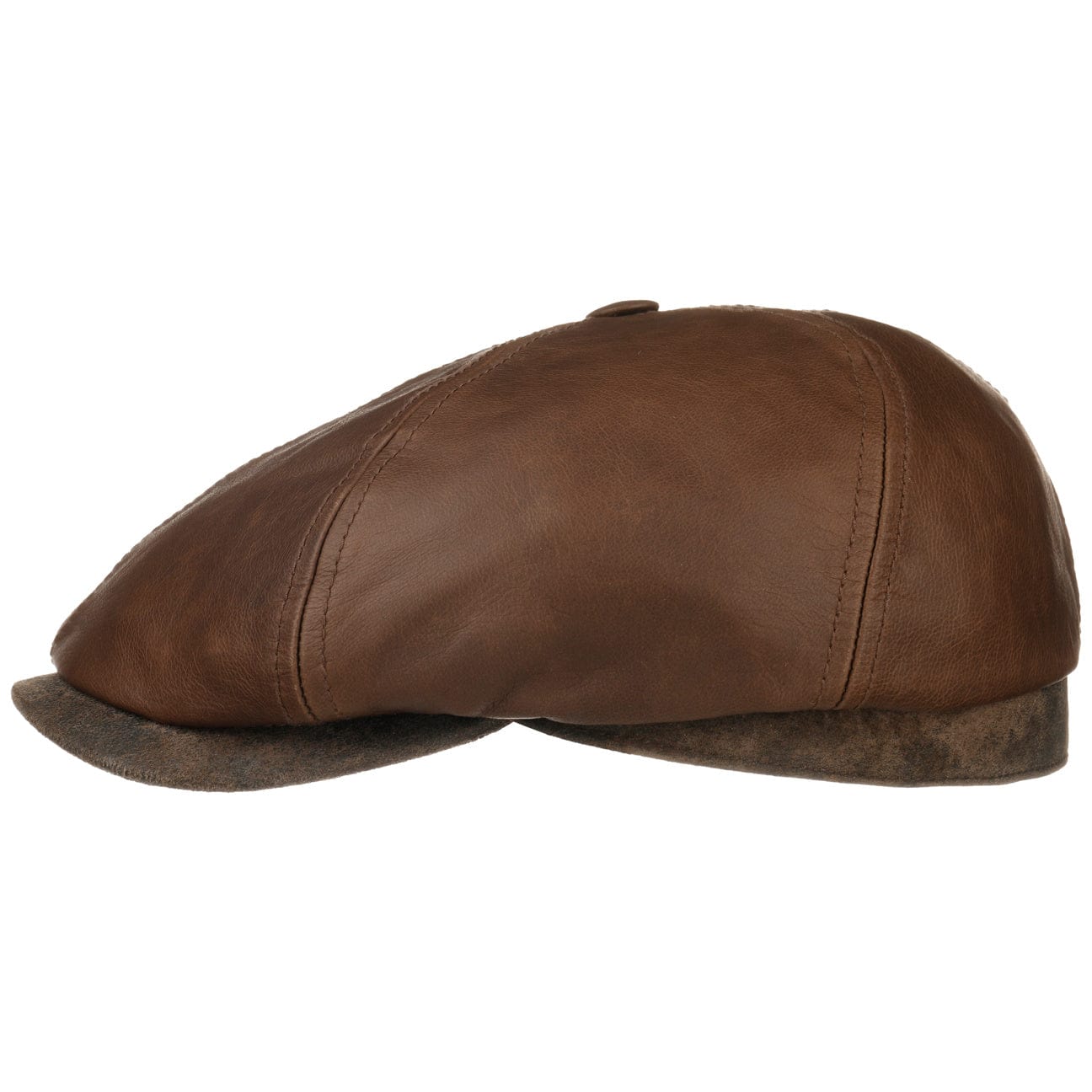Brooklin Leather Newsboy Cap by Stetson - JJ Hat Center ®