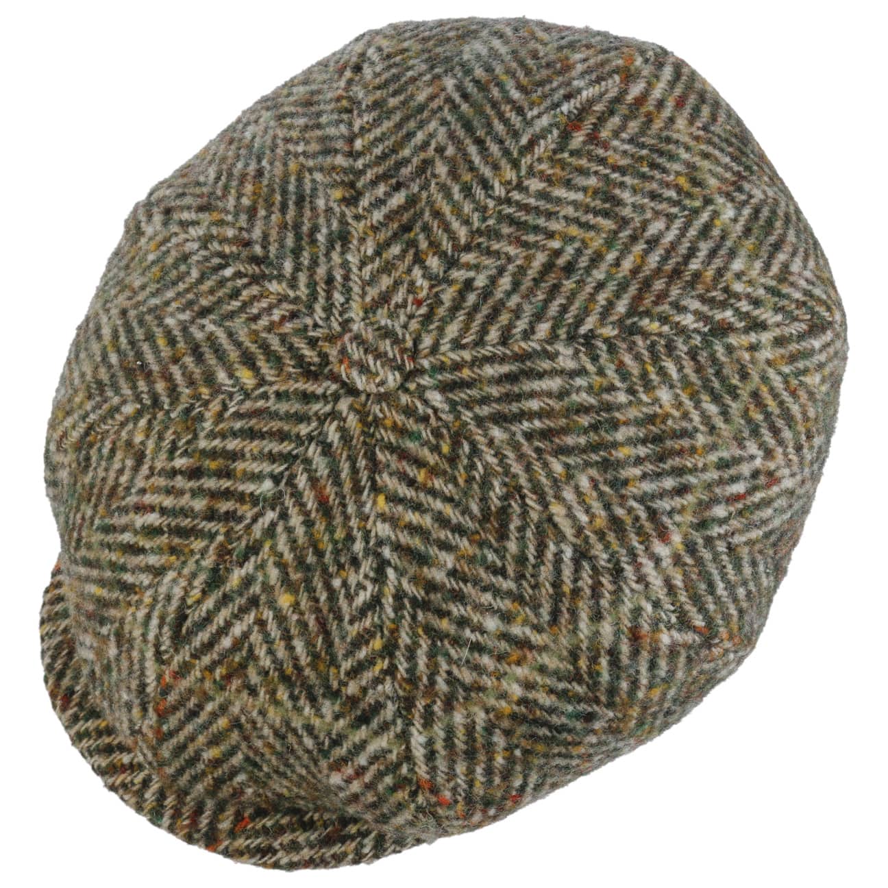 Hatteras Herringbone Color Newsboy Cap