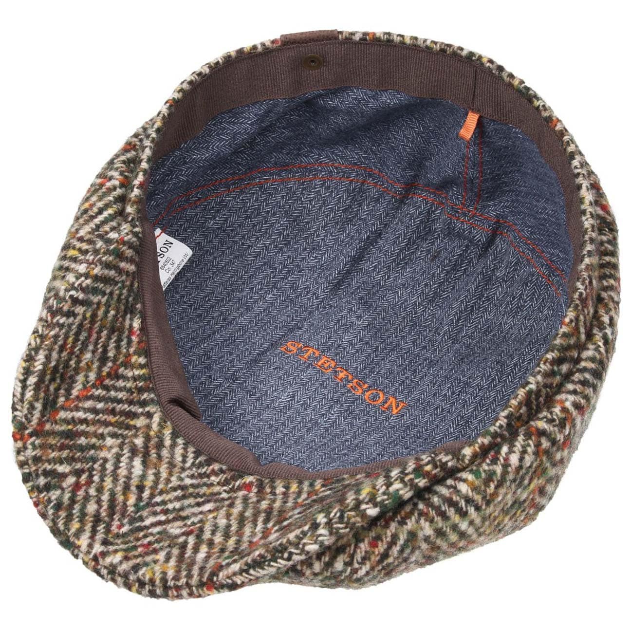 Hatteras Herringbone Color Newsboy Cap by Stetson - JJ Hat Center ®