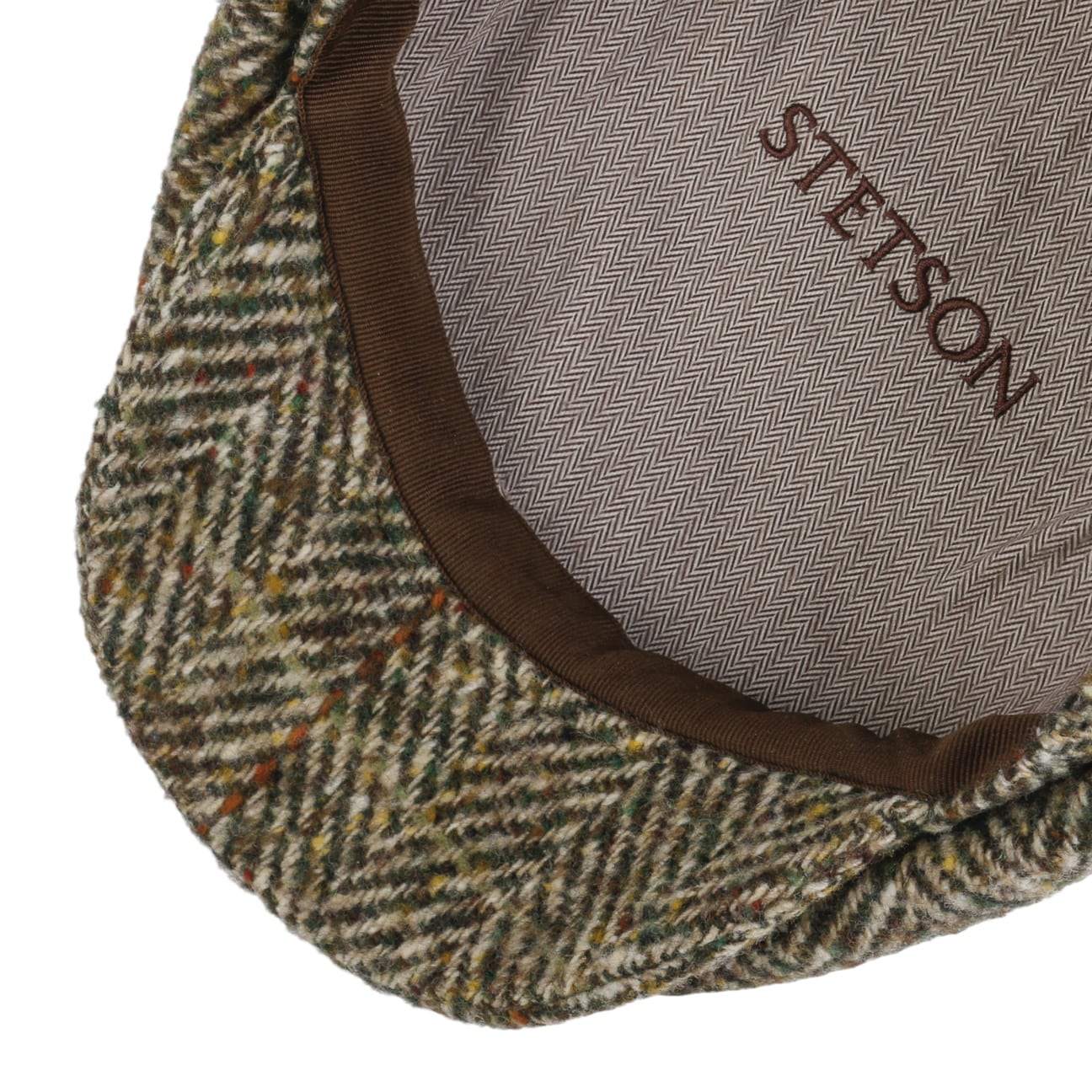 Hatteras Herringbone Color Newsboy Cap