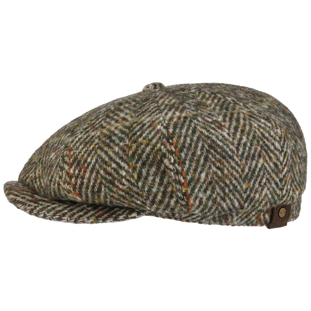 Hatteras Herringbone Color Newsboy Cap