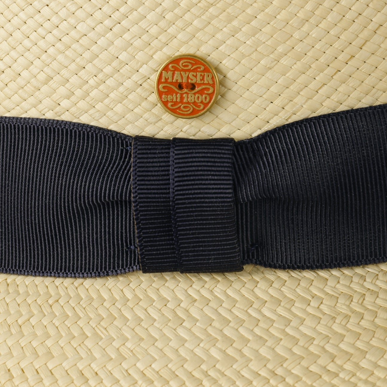 Blue Menton Panama Straw Hat by Mayser - JJ Hat Center ®