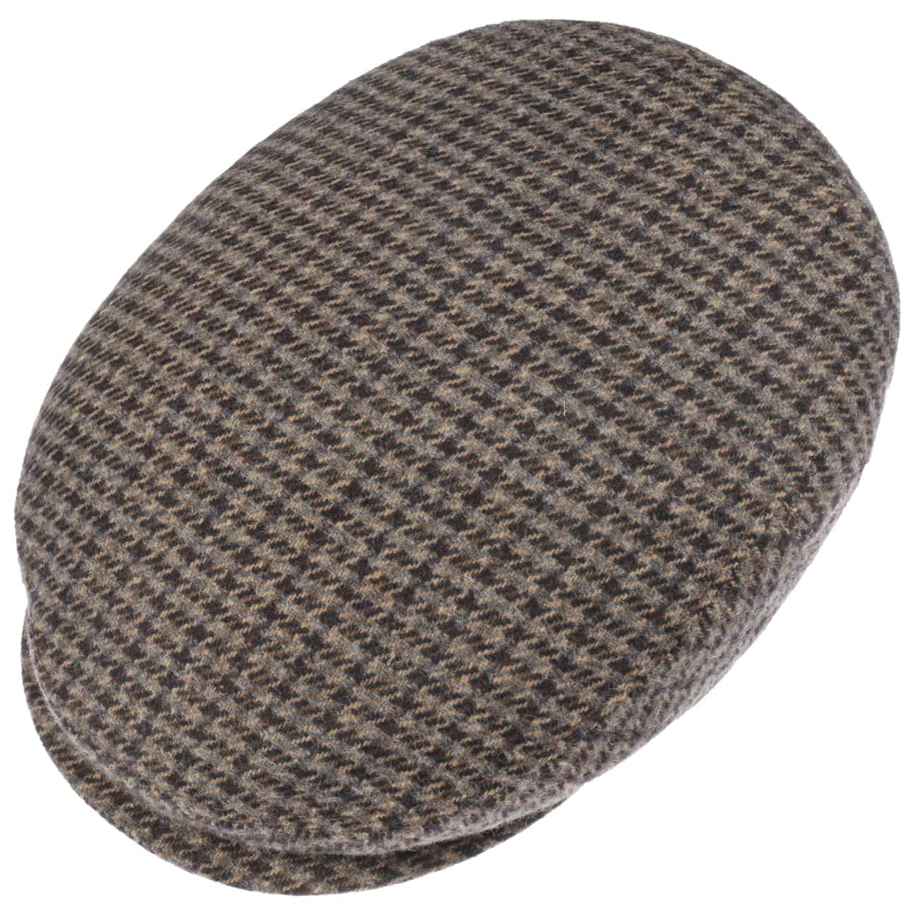 Britain Houndstooth Flat Cap by Lierys - JJ Hat Center ®