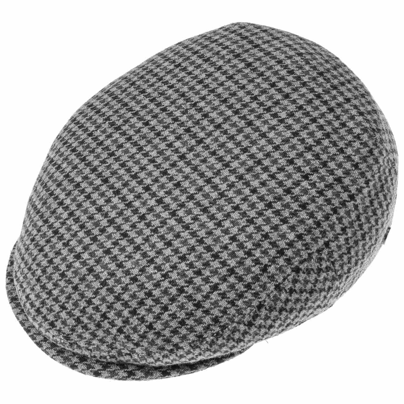 Britain Houndstooth Flat Cap by Lierys - JJ Hat Center ®