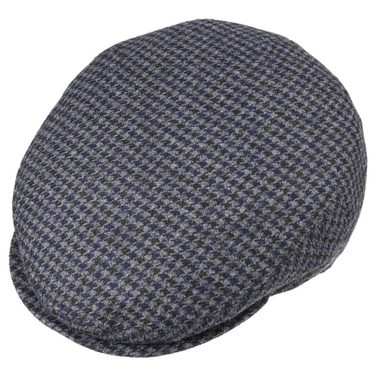 Britain Houndstooth Flat Cap by Lierys - JJ Hat Center ®