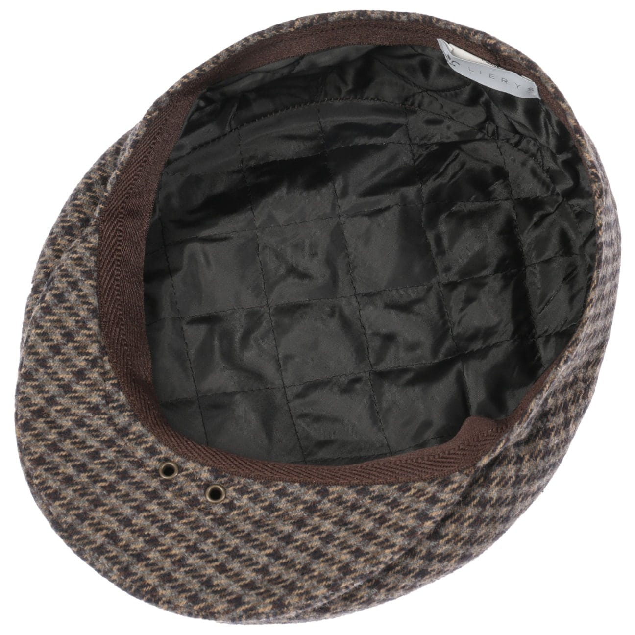 Britain Houndstooth Flat Cap by Lierys - JJ Hat Center ®
